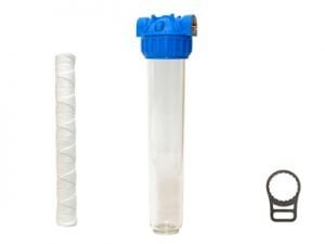 Aquafer 20 inç İp Sargılı Su Filtresi 3/4 inc 1 Mikron