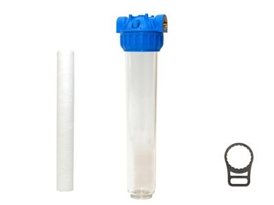 Aquafer 20 inç Spun Su Filtresi 1 inc 1 Mikron Sediment