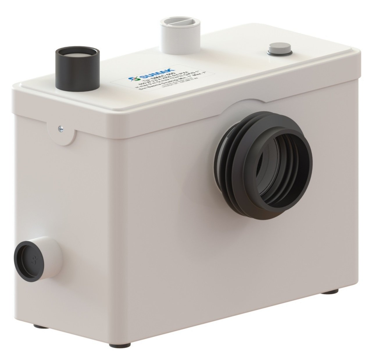 Sumak SMAC 600 Wc Öğütücülü Bıçaklı Tahliye Pompası 9 mss 16 m³/h