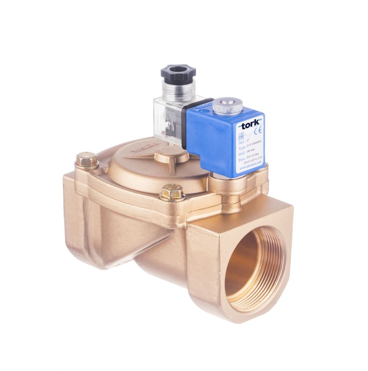 Tork S2031 Buhar Solenoid Valf Pilot Kumandalı N.Açık Geniş Orifisli