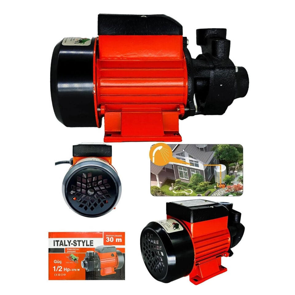 İtaly Style QB60 0.50 Hp Su Pompası Preferikal Pompa 30mss 25 l/dk