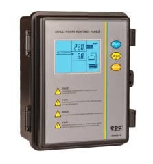 EPC 0,37 - 2,2 KW Monofaze Dalgıç Pompa Koruma ve Kontrol Panosu - Dijital Ekran, Türkçe Menü