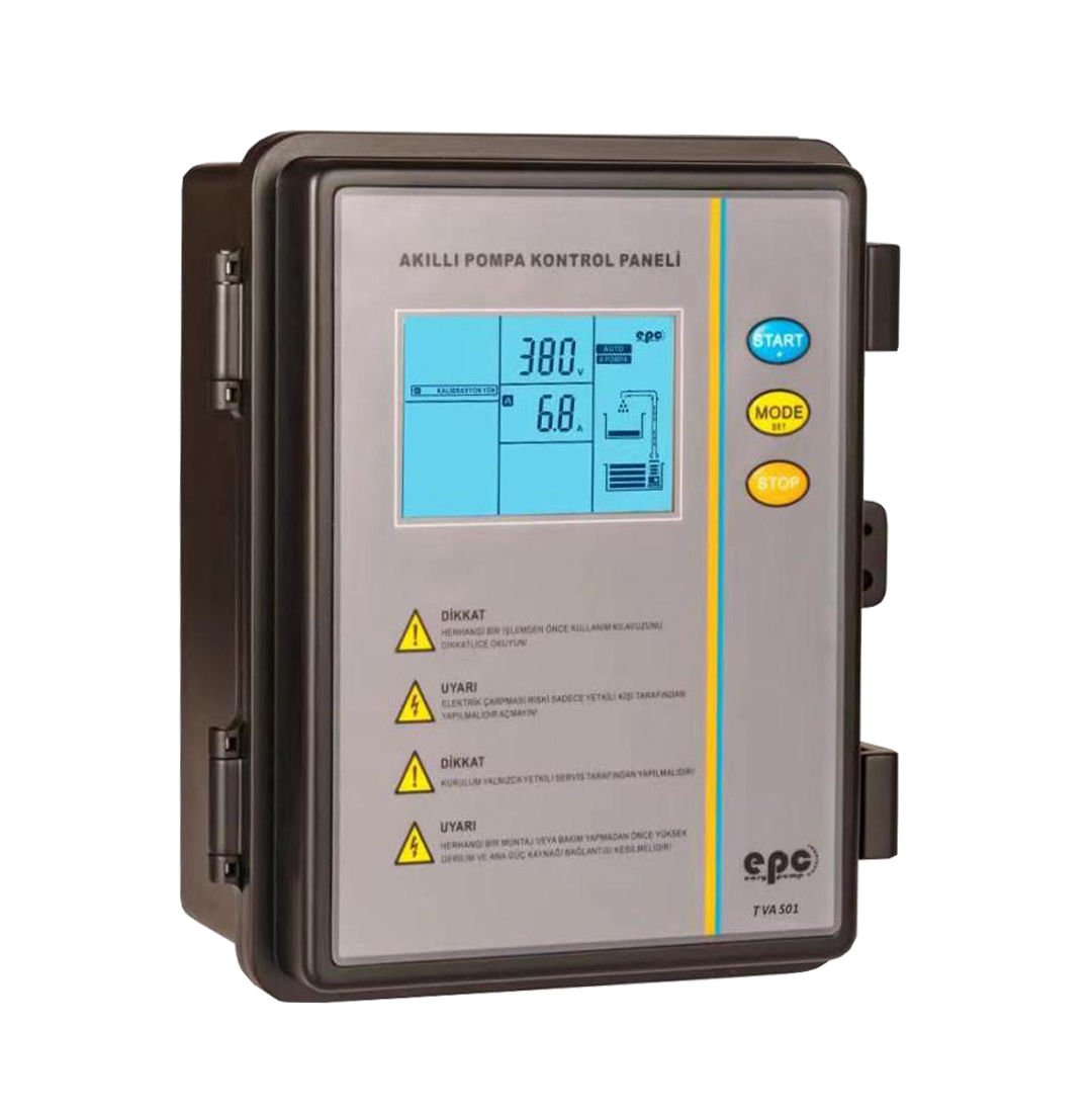 EPC 0,75 - 4 KW Trifaze Dalgıç Pompa Koruma ve Kontrol Panosu - Dijital Ekran, Türkçe Menü