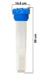 Aquafer 20 inç Yıkanabilir Su Filtresi 1.1/4 inc 50 Mikron