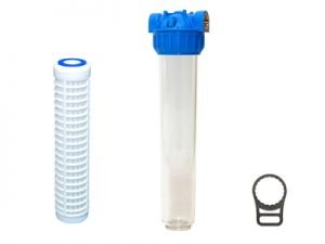 Aquafer 20 inç Yıkanabilir Su Filtresi 1.1/2 inc 50 Mikron