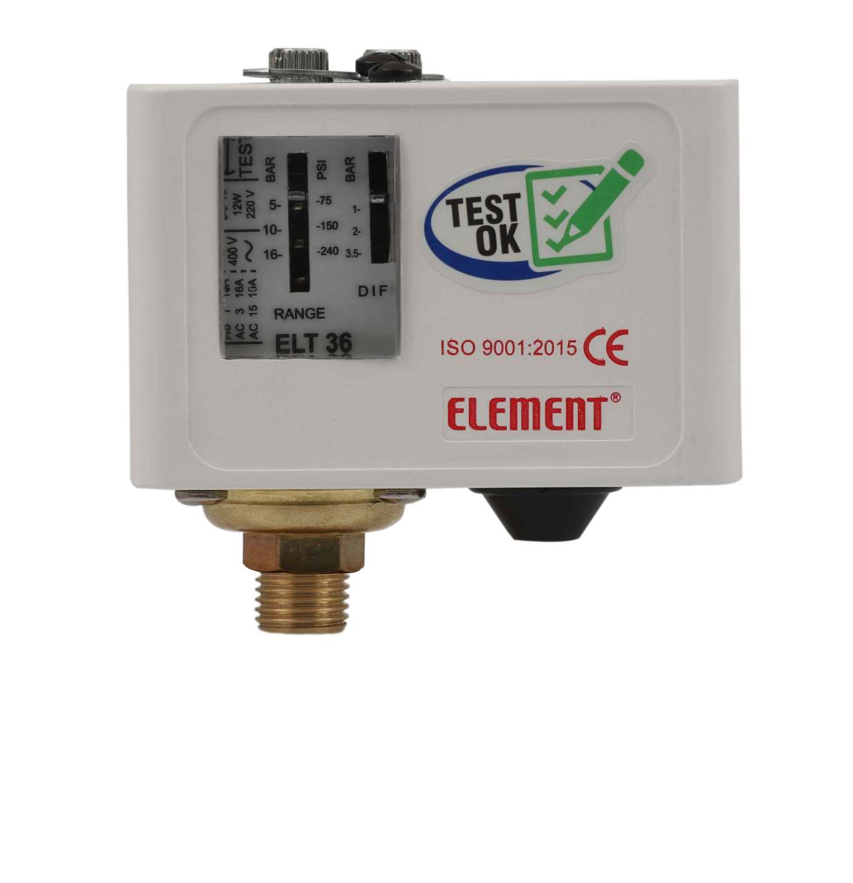 Element 5-28 Bar Presostatlar Basınç Şalteri 1/4'' Bağlantı (Basınç kontrol cihazı)