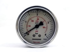 Pakkens 0-4 Bar 50 mm Arkadan Bağlantılı Gliserinli Manometre G 1/4 inç