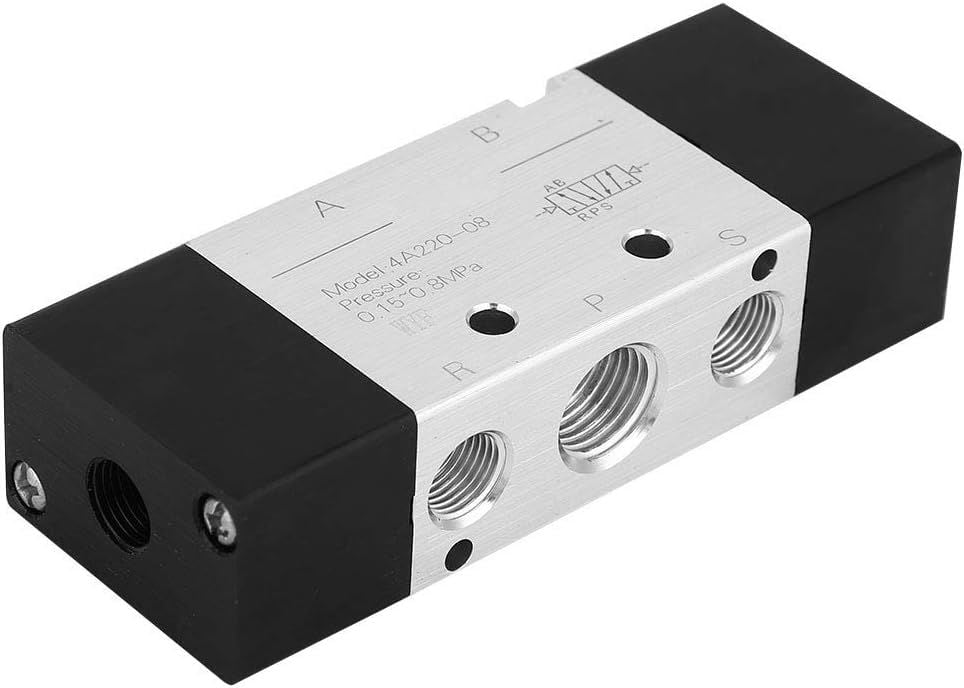 Jelpc 4A220 Pnömatik Yön Kontrol Valfi 5/2 Çift Hava Kontrol