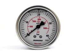 Pakkens 0-40 Bar 50 mm Arkadan Bağlantılı Gliserinli Manometre G 1/4 inç