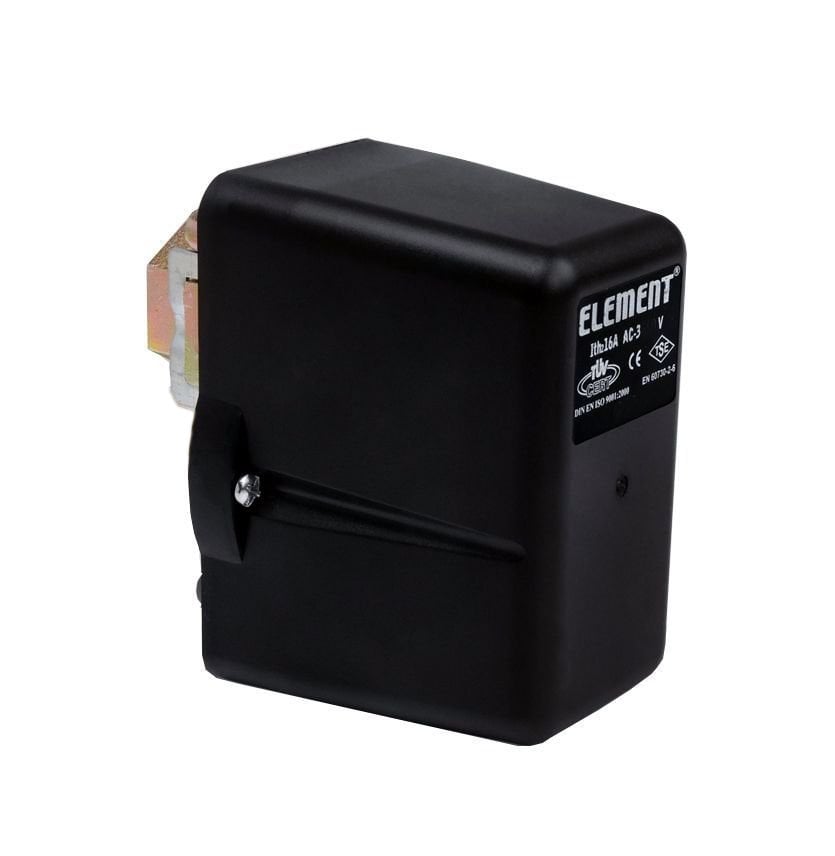 Element Hidrofor Basınç Şalteri 4-16 Bar Tahliyesiz Trifaze 1/4 Bağlantılı