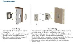 Aircol 120lik Tuvalet, Wc ve Banyo Fanı / Aspiratörü 160 m³/h - Aircol 120