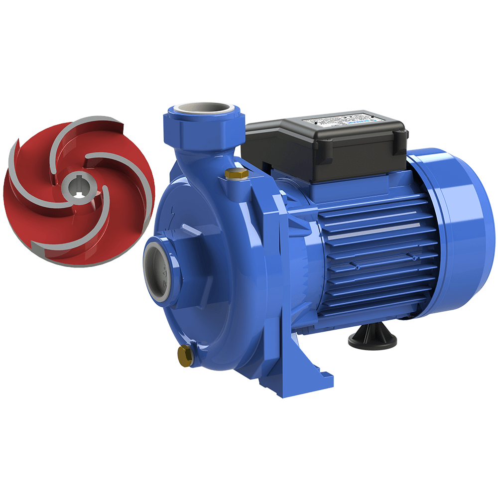 Sumak SM 150-A Açık Çarklı Santrifüj Pompa Monofaze (220V) 1.5HP