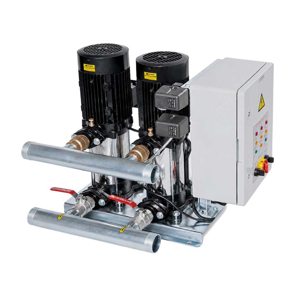 Winpo WNP2 VM 4-6T İki Pompalı Hidrofor 13 Kat 30 Daire 4 Hp 380 Volt