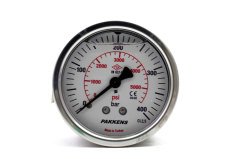 Pakkens 0-400 Bar 63 mm Arkadan Bağlantılı Gliserinli Manometre G 1/4 inç
