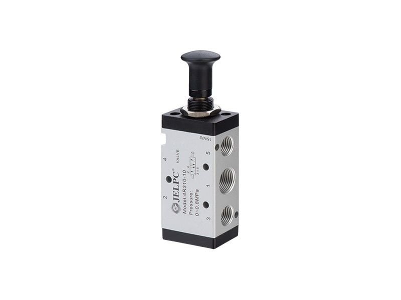 Jelpc 4R310 Pnömatik Yön Kontrol Valfi 5/2 Çekmeli (El Kumandalı)