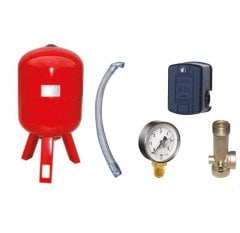 50 Litre Dikey Ayaklı Hidrofor Kiti, Hidrofor Bağlantı Takımı