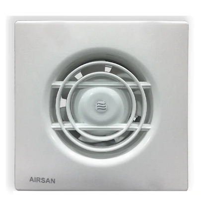 Airsan 200lük Sessiz Banyo, Mutfak ve Wc Fanı / Aspiratörü 30 Db 350 m³/h