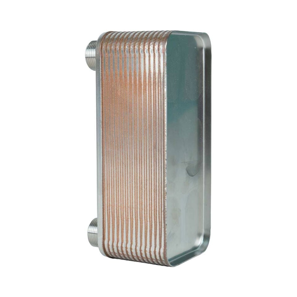 Welko EL30C-20 Kaynak Plakalı Isı Eşanjör Bağlantı 3/4 - 1/2 Kapasite 370 Lt/Saat