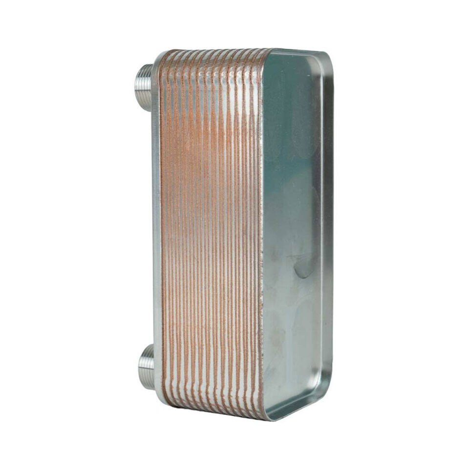 Welko EL30C-28 Kaynak Plakalı Isı Eşanjör Bağlantı 3/4 - 1/2 Kapasite 550 Lt/Saat