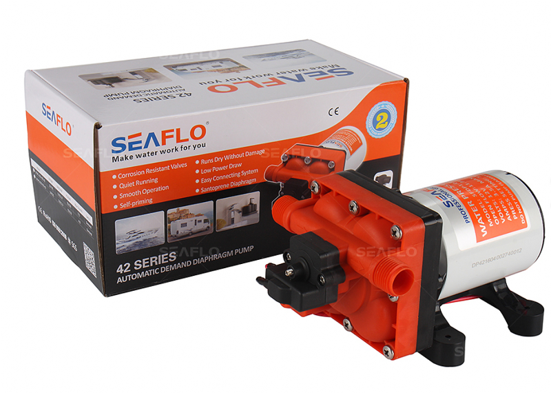 Seaflo Karavan, Tekne Hidroforu 12 Volt 18.9 lt/dak 55 psi 3.7 bar SFDP1-050-055-42