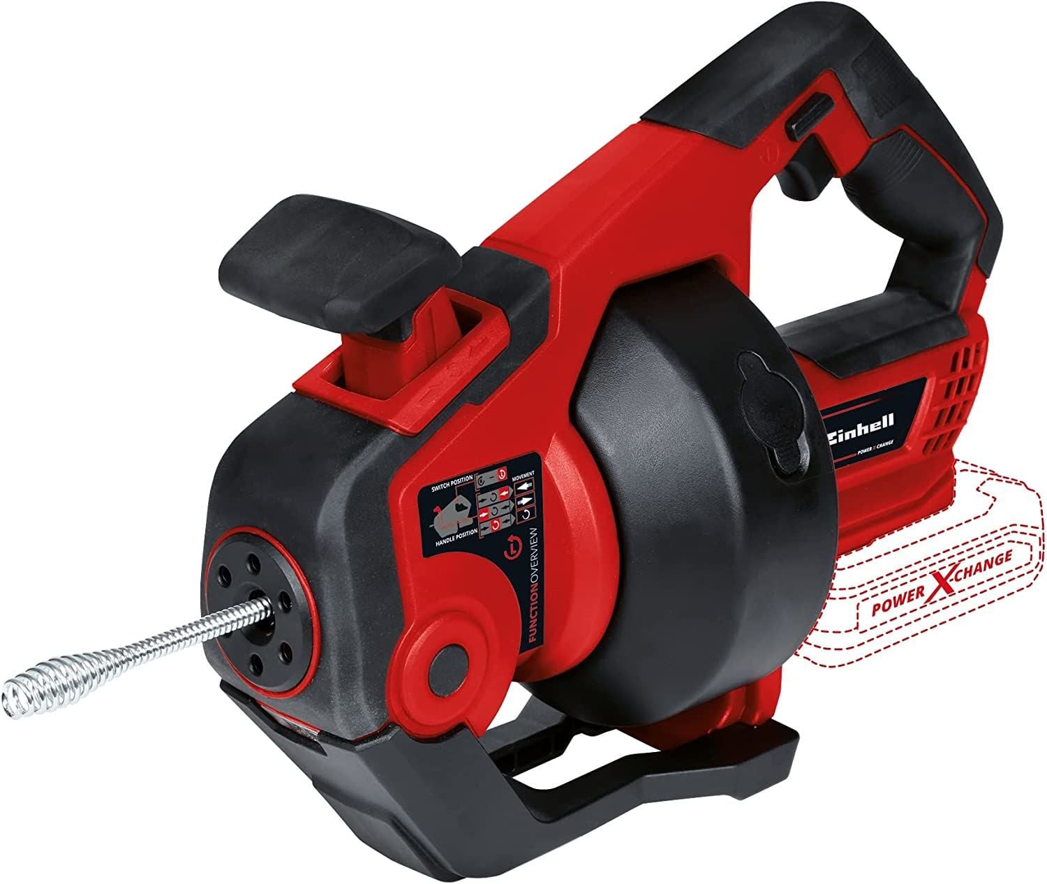 Einhell TE-DA 18/760 Li - Solo Boru, Gider ve Kanal Açma Makinesi - 7.6 Mt. 7mm