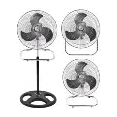 Master F100 3in1 18'' (45 cm) 80 watt 220/230 volt Monofaze Sanayi Tipi Ayaklı/Duvar/Masa Vantilatörü