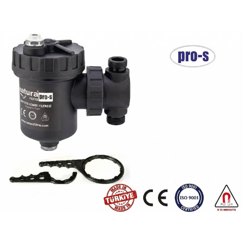 Natura PRO S Filtre Kombi Altı Manyetik Tortu Tutucu Filtre 1 inch