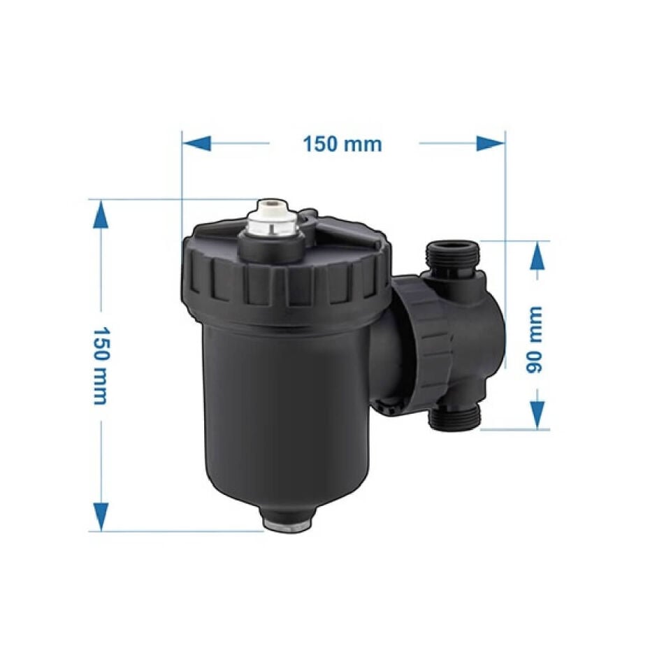 Natura PRO S Filtre Kombi Altı Manyetik Tortu Tutucu Filtre 1 inch