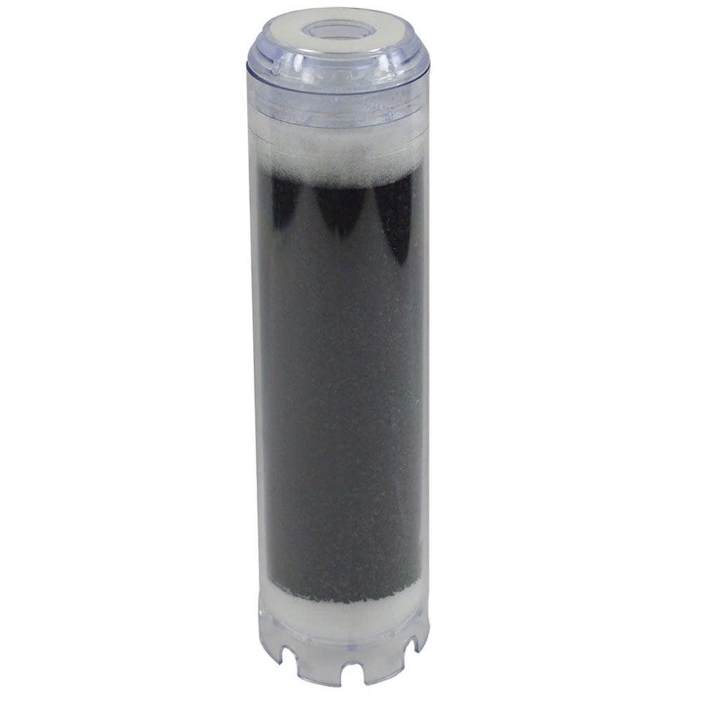Aquafer 10 inç Aktif Karbon Tüp Su Filtresi Kartuşu Şeffaf