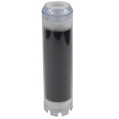 Aquafer 10 inç Aktif Karbon Tüp Su Filtresi Kartuşu Şeffaf