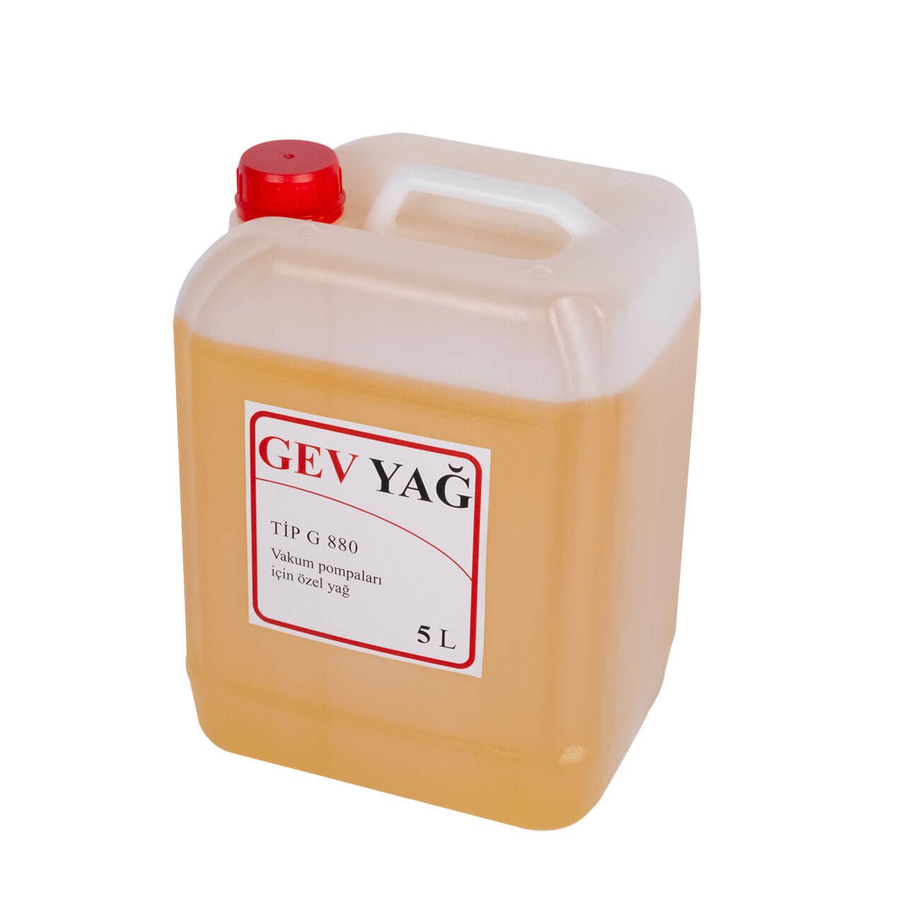 GEV Vakum Pompası İçin Yağ, Vakum Pompası Yağı 5 Lt, Oil Yağı