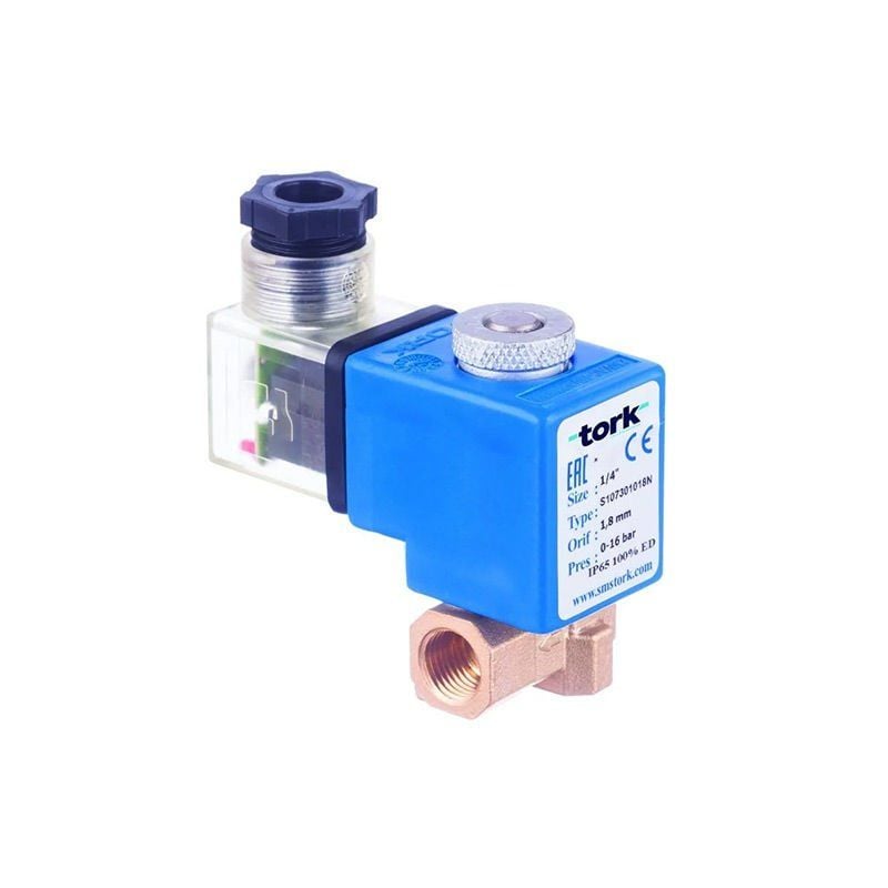 Tork S2073 Buhar Solenoid Valf Direkt Çekmeli N.Kapalı Eko