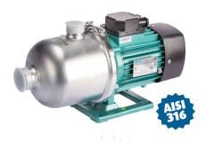 Varan CMF8-20 Komple Paslanmaz Yatay Kademeli Santrifüj Pompa AISI 316 - 1.5 HP 220 Volt
