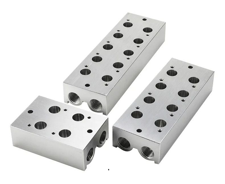 Jelpc 3V200M Pnömatik Valf Manifoldu 3/2 - 1/4''