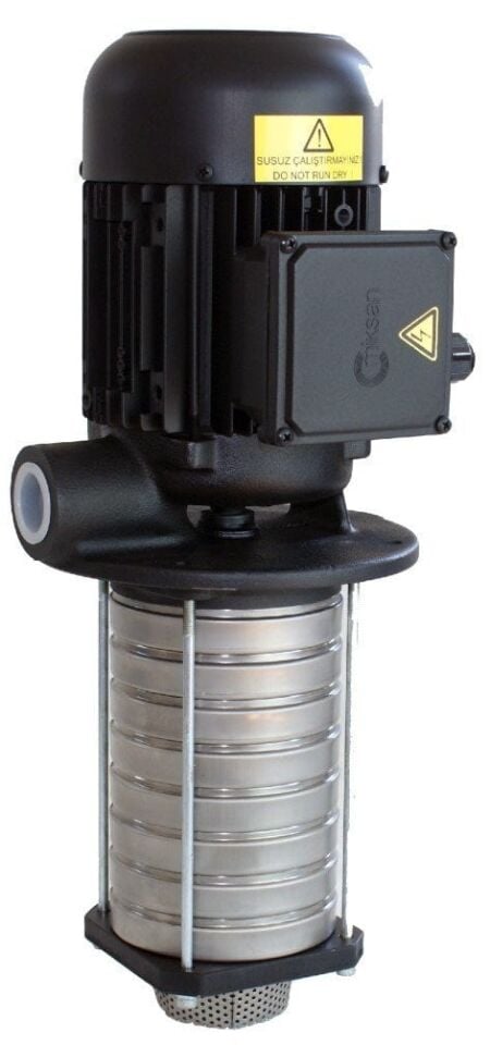 Miksan HCA 05 Paslanmaz Boryağ Pompası 380 Volt (Trifaze) max. 81 l/dk  max. 51 mss 1,1 Kw