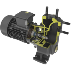 Miksan Kep 125/150 Kendinden Emişli Boryağ Pompası 380 Volt (Trifaze) max. 160 l/dk  max. 12 mss 0,37 Kw