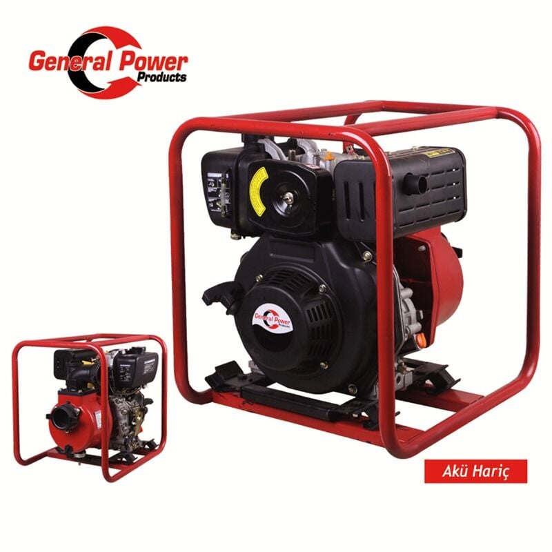 General Power GP-WP30D Dizel Su Motoru 7 Hp