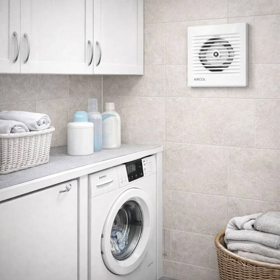 Aircol 200lük Banyo, Wc, Tuvalet Fanı / Aspiratörü 350 m³/h - Aircol 200