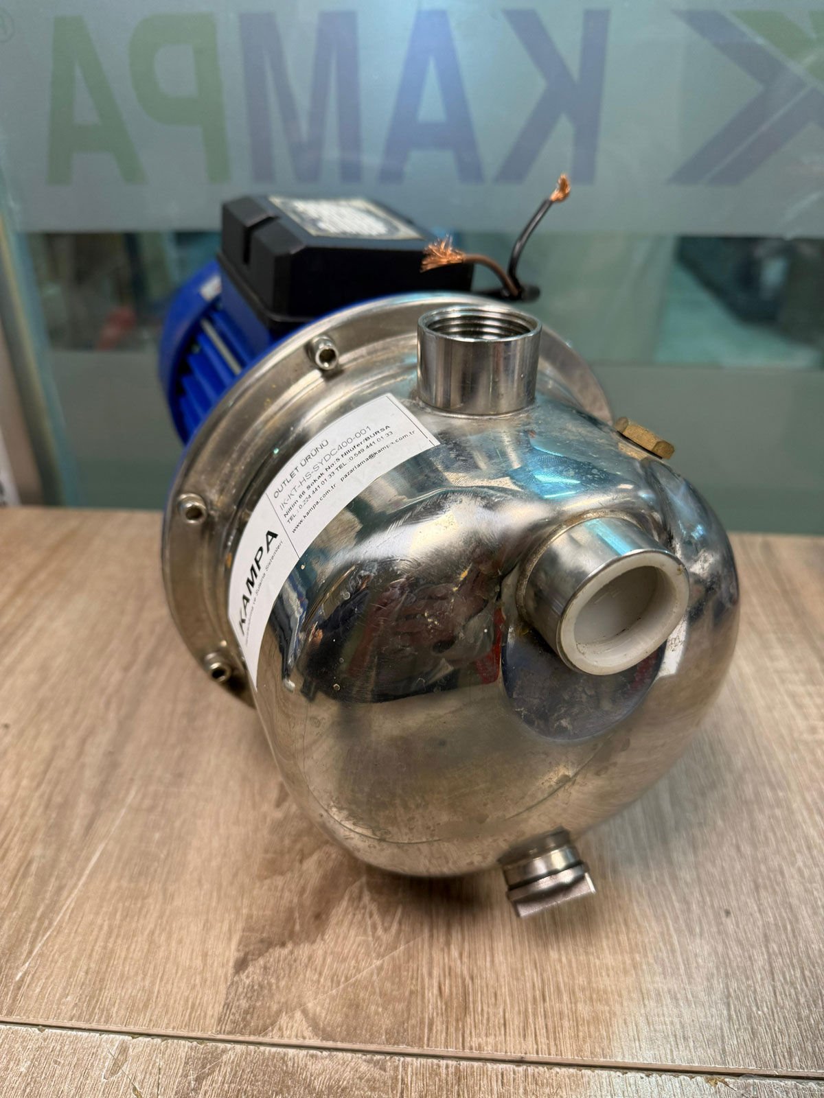 24 Volt DC Jet Solar Pompa, Paslanmaz Gövdeli 36 mss 3 m³/h(Outlet)