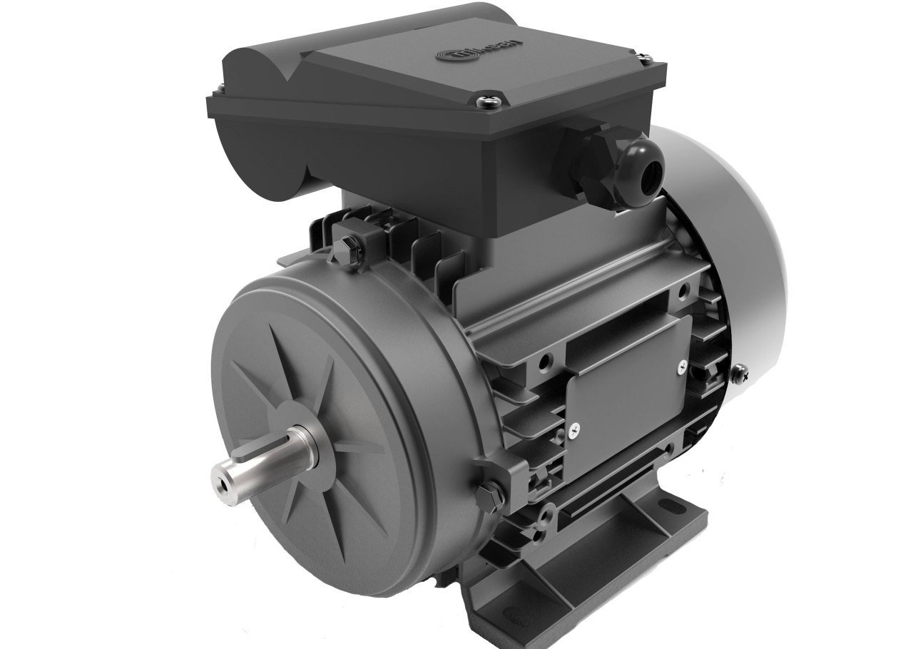 Miksan 0.75 KW Ayaklı Elektrik Motoru 220 Volt 3000 Devir 71 Gövde