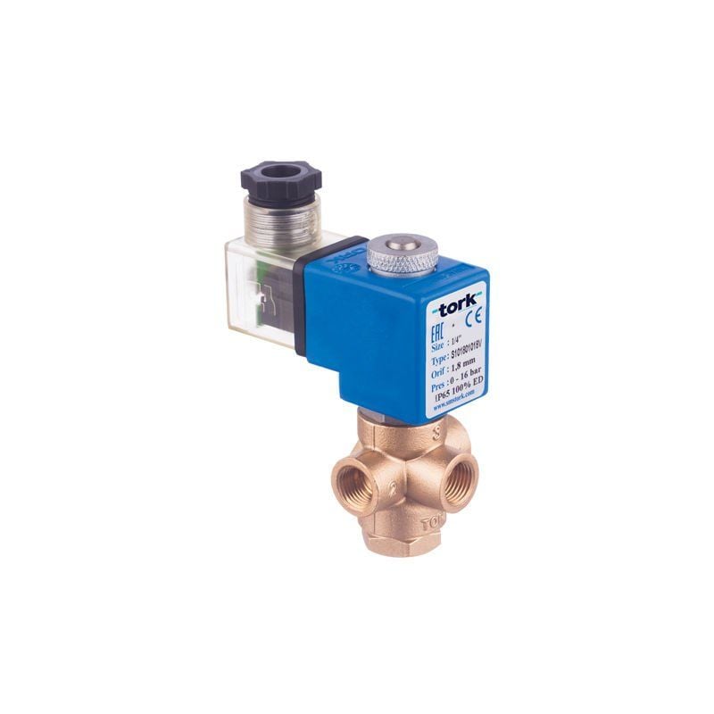 Tork S1018 Genel Maksat Solenoid Valf Direkt Çekmeli N.Kapalı