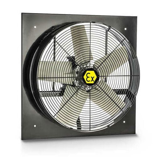 ATEX EF 600T Exproof Duvar Tipi Aksiyel Fan 10500 m³/h 1405 RPM