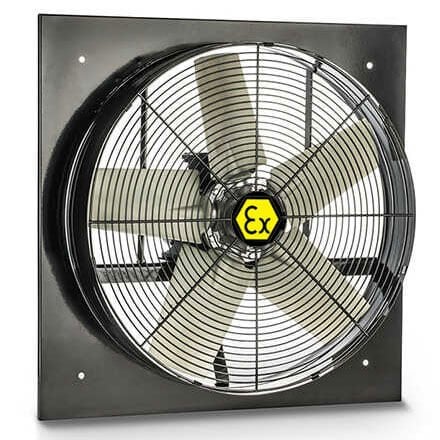 ATEX EF 800T Exproof Duvar Tipi Aksiyel Fan 20000 m³/h 1400 RPM