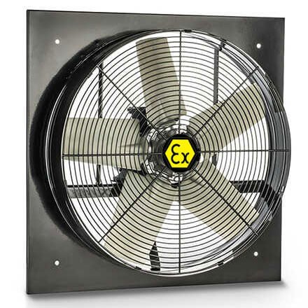 ATEX EF 800T Exproof Motorlu Duvar Tipi Aksiyel Fan 20000 m³/h 1400 RPM