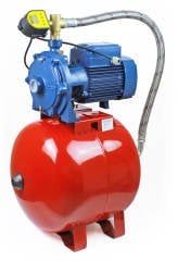 Pedrollo 2CPm 25/130N Dijital Akıllı Paket Hidrofor 4 Kat 10 Daire 50 Litre Tanklı