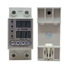 Rcon RCV 03 Ayarlanabilir Voltaj ve Akım Koruyucu Sigorta Cihazı (220V 63A)