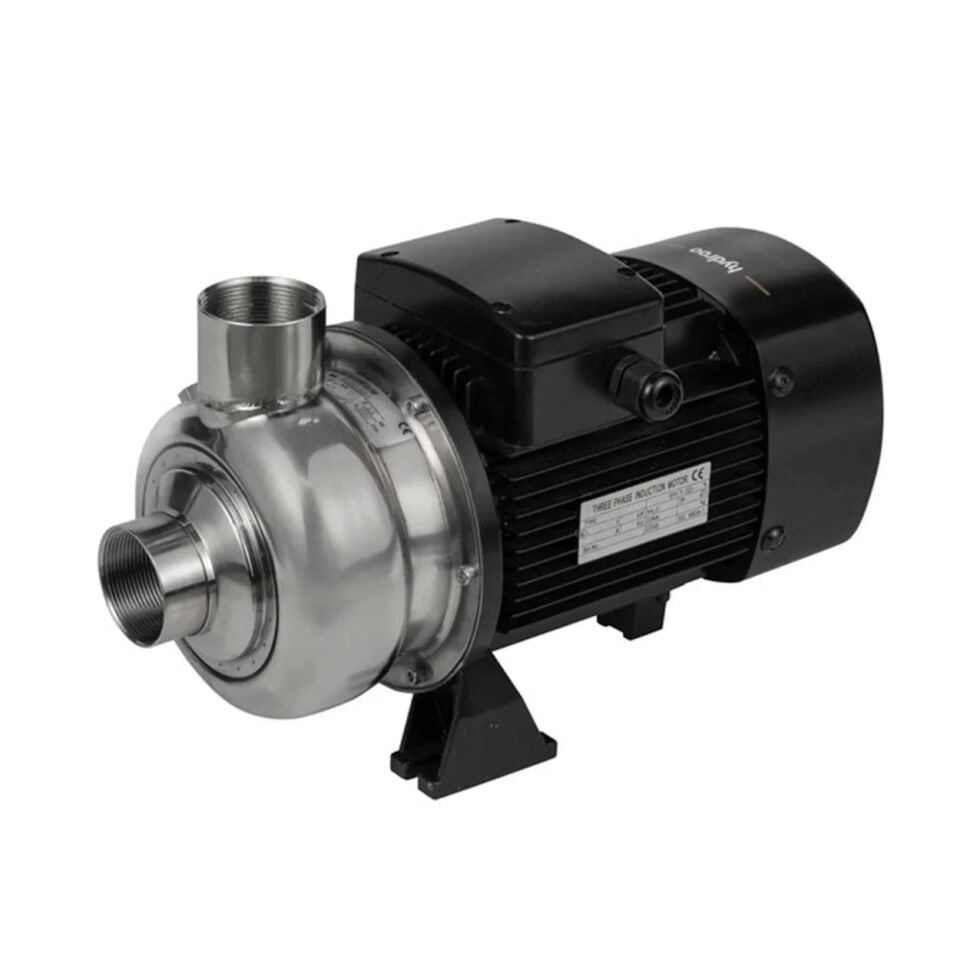 Hydroo MXO 35/3.0 Komple Paslanmaz AISI304 Açık Fanlı Santrifüj Pompa Trifaze 4 Hp 19 mss 45 m³/h