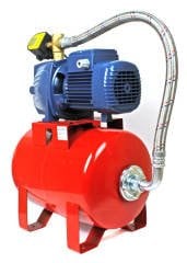 Pedrollo JSWm 2AX Dijital Akıllı Paket Hidrofor 6 Kat 10 Daire 50 Litre Tanklı