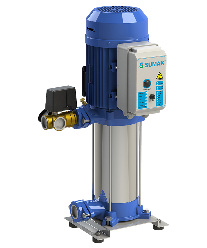 Sumak SHT8 A 220/6 Düşey Milli Kademeli Hidrofor 6 KAT 28 DAİRE