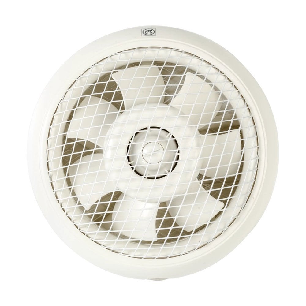 S&P HCM-180 N Cam ve Duvar Tipi Panjurlu Mini Aksiyel Fan